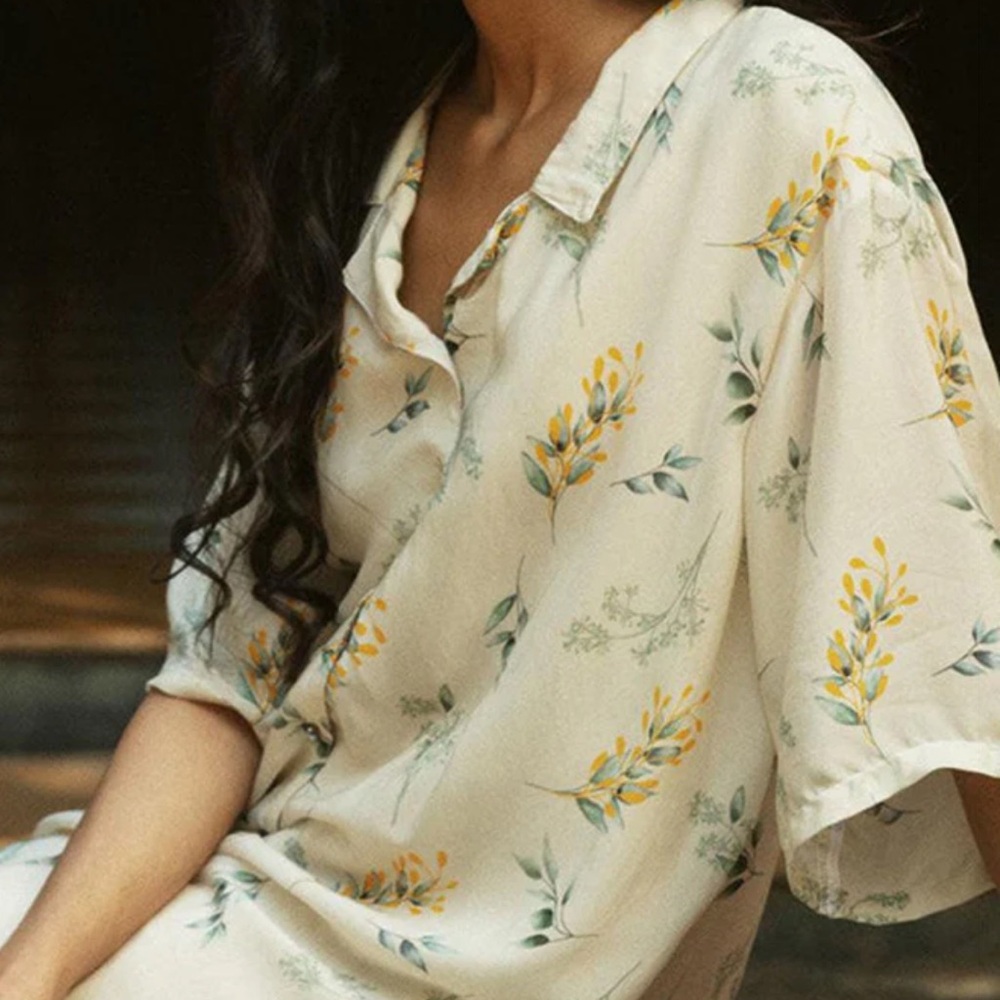 REISTOR | Field of Summer Dress | Color Swaying Leaves - Picture 3 of 7